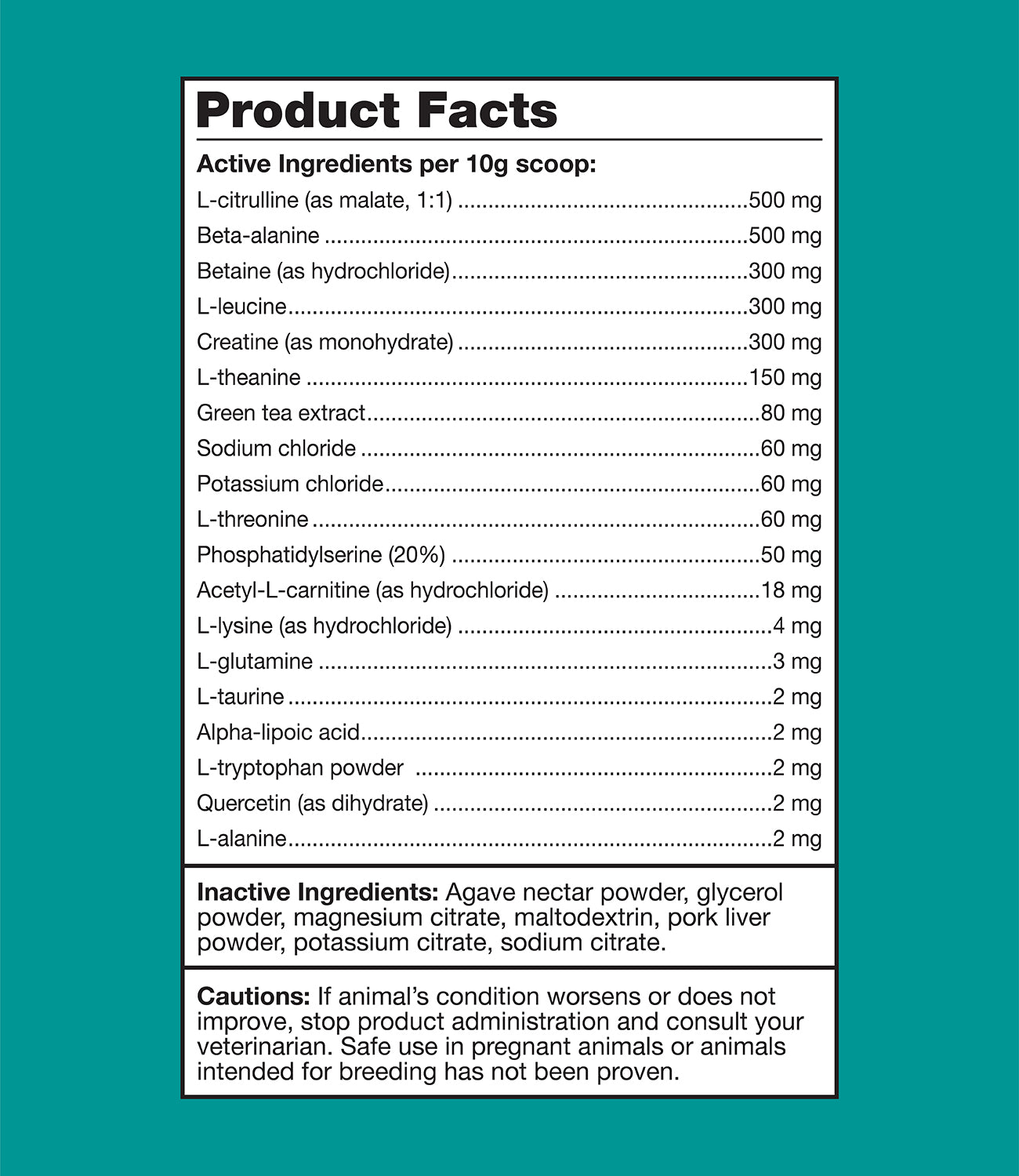 product facts