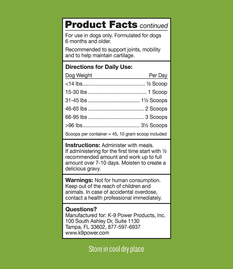 product facts continued