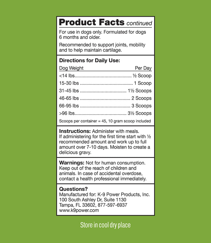 product facts continued