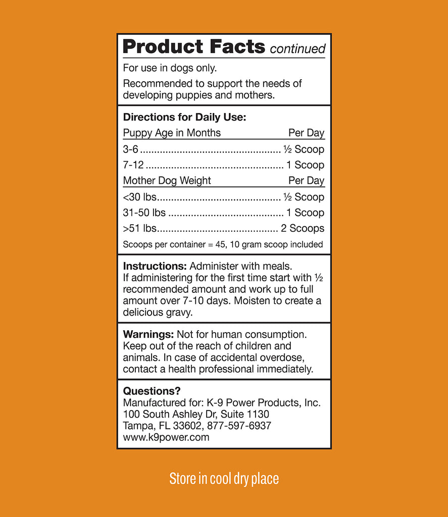 product facts continued