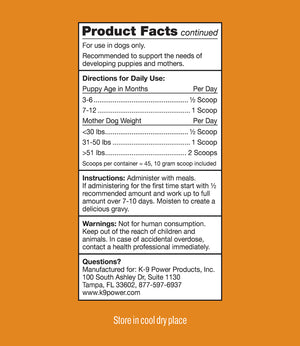 product facts continued