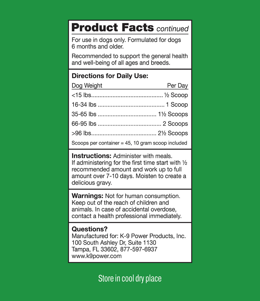 product facts continued